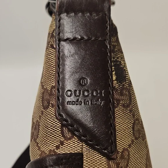 Authentic Gucci Monogram Classic Crossbody Handbag Purse Authentic - Picture 7 of 16